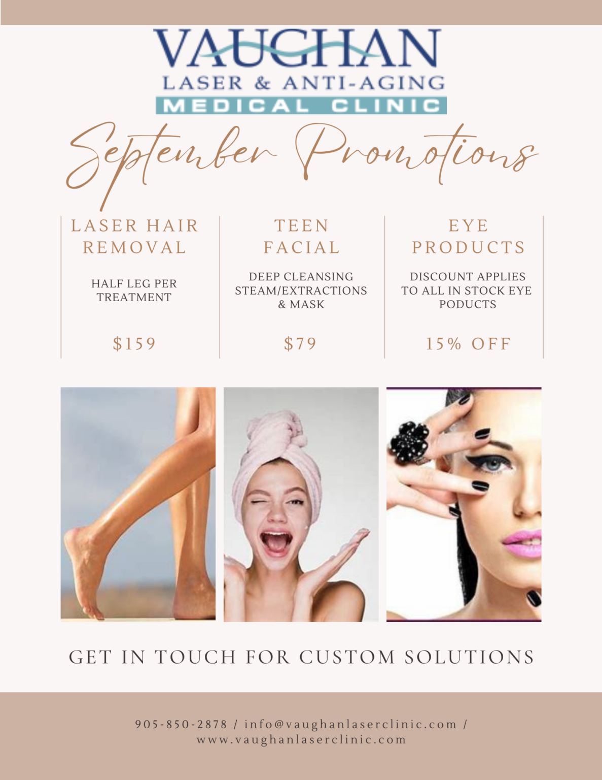 Promotions Flash Sales Vaughan Laser & AntiAging Medical Clinic